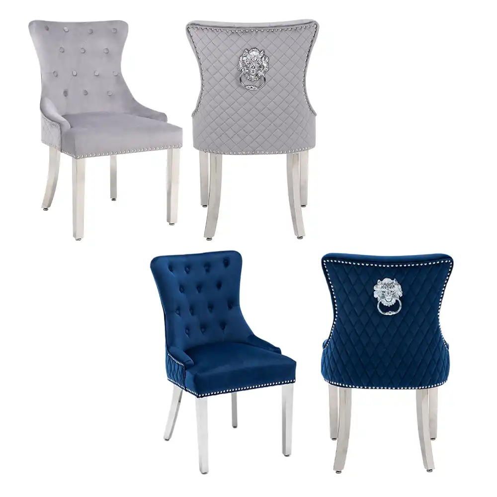 modern velvet dining chair